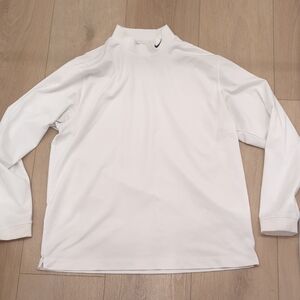 Nike White Dri-FIT Golf Shirt